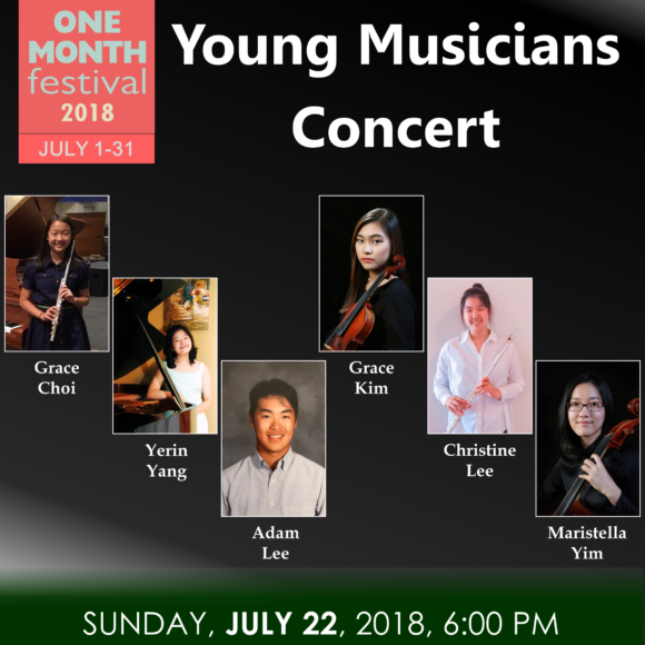 Young Musicians Concert – July 22 2018