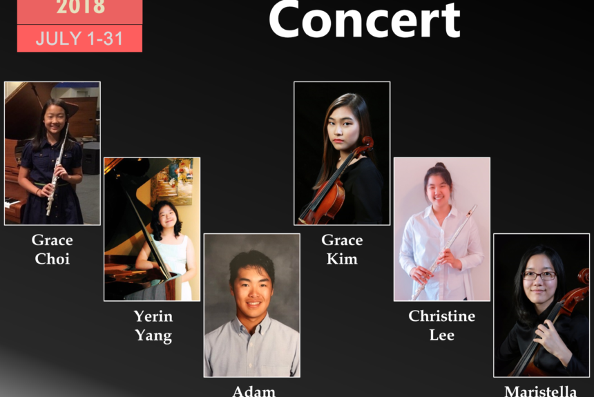 Young Musicians Concert – July 22 2018