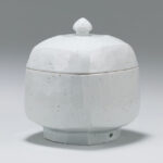 Kim YiK-yung   김익경   Korean, b. 1935
Lidded Jar,
2008 Porcelain